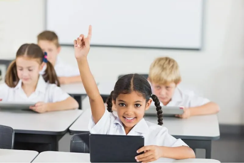 Students in classroom